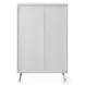 Gaines Pink High Gloss 4 Drawer Chest