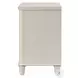 Laveda Pearl White 2 Drawer Nightstand