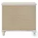 Laveda Pearl White 2 Drawer Nightstand