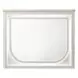 Laveda Pearl White Rectangular Dresser Mirror with LED
