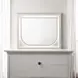 Laveda Pearl White Rectangular Dresser Mirror with LED