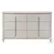Laveda Pearl White 6 Drawer Dresser