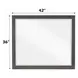 Clayten Espresso Rectangular Dresser Mirror