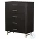 Clayten Espresso 5 Drawer Chest