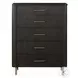 Clayten Espresso 5 Drawer Chest