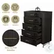 Clayten Espresso 5 Drawer Chest