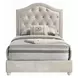 Reggie Beige Youth Upholstered Panel Bedroom Set