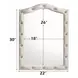 Reggie Beige Upholstered Arched Dresser Mirror