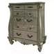 Versailles Antique Platinum 5 Drawer Chest