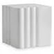 Monterosso Natural Stonecast Outdoor Square Side Table