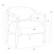 Sigrid Monument Oatmeal Upholstered Lounge Chair