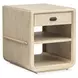 Sunset Cove Sanibel Brown Rectangular Chairside End Table