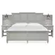 Glenbrook Pebble King Wall Bed with 2 Nightstand and USB Charging
