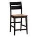 Austin Natural Mango and Black Rectangular Counter Height Dining Room Set