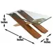 Tasha Brown Rectangular Cocktail Table