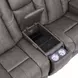 Daniel Gray Triple Power Reclining 77" Loveseat with USB Charging