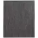 Foxrun Hollow Ravenwood Black 2 Drawer File Cabinet with Casters