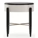 Madera Walnut and Opal Ash 1 Drawer Accent Nightstand