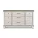Bear Creek Cream 9 Drawer Dresser