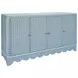 Beatrice Painted Light Blue 4 Door Buffet