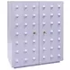 Beau Lavender Lacquer 2 Door Soft Close Accent Cabinet