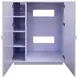 Beau Lavender Lacquer 2 Door Soft Close Accent Cabinet