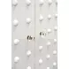 Beau White Lacquer 2 Door Soft Close Accent Cabinet