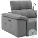 Beaumont Dark Gray Leather 142" Power Reclining Sectional