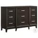 Warren Merlot Panel Bedroom Set