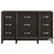 Warren Merlot Panel Bedroom Set