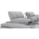 Beaumont Light Gray Leather 142" Power Reclining Sectional