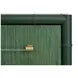 Beckett Dyed Grasscloth and Dark Green Matte Lacquer 4 Drawer Chest