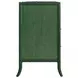 Beckett Dyed Grasscloth and Dark Green Matte Lacquer 4 Drawer Chest