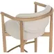 Sigrid Monument Oatmeal Upholstered Bar Stool
