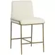 Corvin Geralt Linen Performance Fabric Counter Height Stool