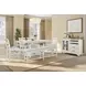 Clover Ridge Whitewash Ladder Back Counter Stool Set of 2