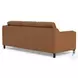 Isla Cognac Leather 84" Sofa