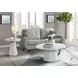 Odette White End Table
