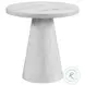 Odette White End Table