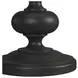 Atrium Black Round Granite Top Accent Table