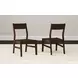 Berkeley Coffee Wooden Side Chair Set of 2