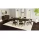 Berkeley Coffee Extendable Rectangular Dining Room Set