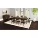 Berkeley Coffee Extendable Rectangular Dining Room Set