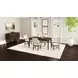 Berkeley Coffee Extendable Rectangular Dining Room Set