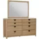 Escape Glazed Natural Oak Dresser