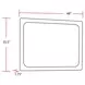 Escape Glazed Natural Oak Mirror