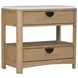 Escape Glazed Natural Oak Nightstand