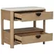Escape Glazed Natural Oak Nightstand