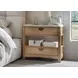 Escape Glazed Natural Oak Nightstand