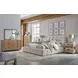 Escape Fluffy River Rock Queen Upholstered Panel Bed